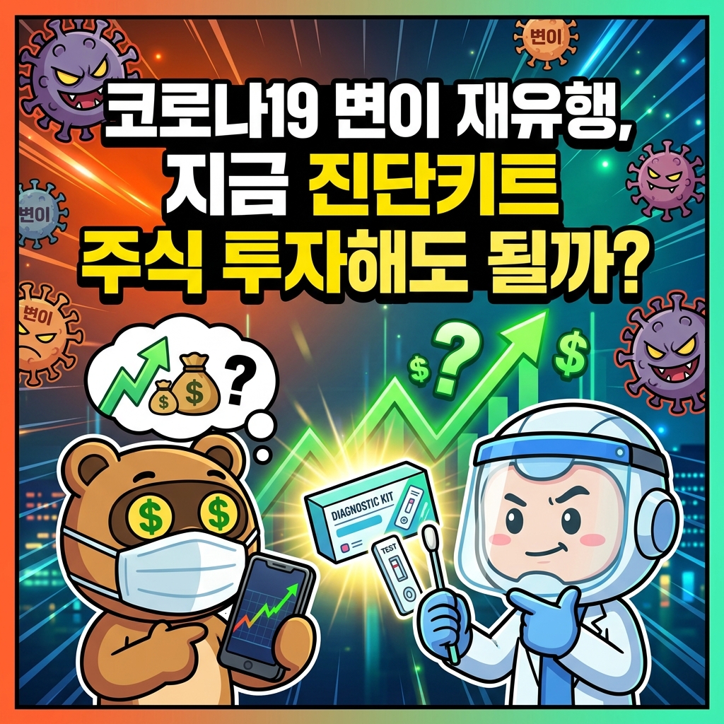 코로나 변이 재확산, 지금 진단키트 주식 담아도 될까?