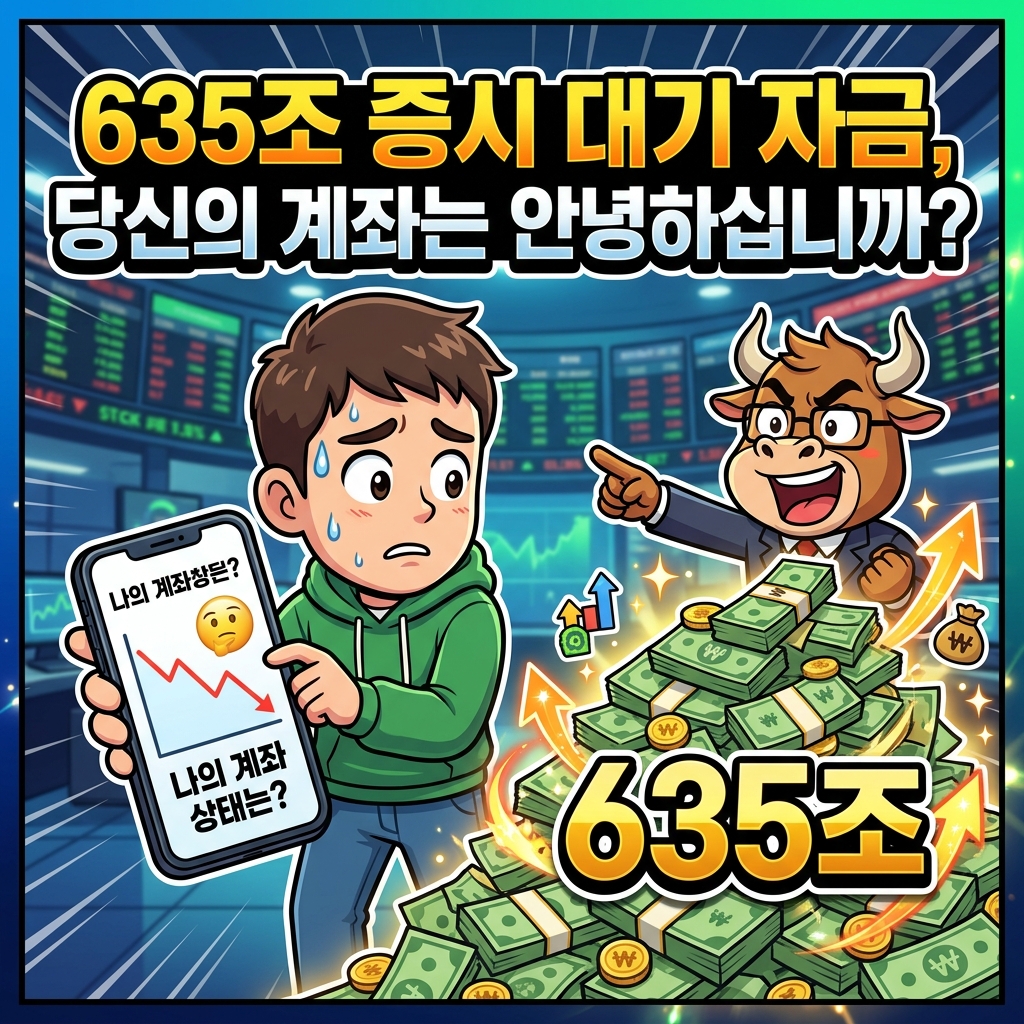 증시 대기자금 635조, 당신의 계좌는 안녕하십니까?