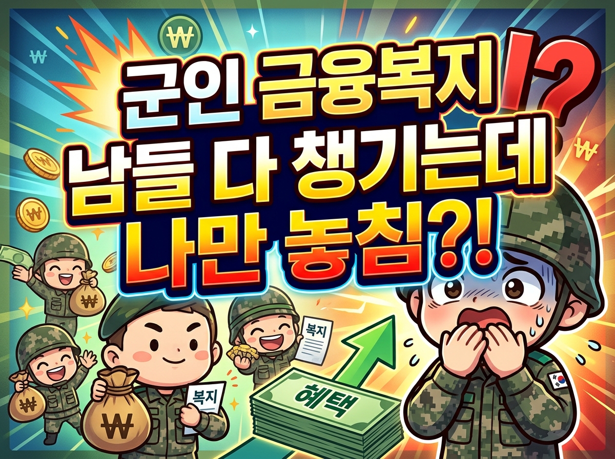 군장병 금융복지, 남들 다 챙길 때 나만 놓치고 있진 않을까?