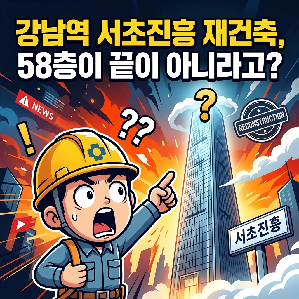 강남역 서초진흥 재건축, 58층이 전부일까?