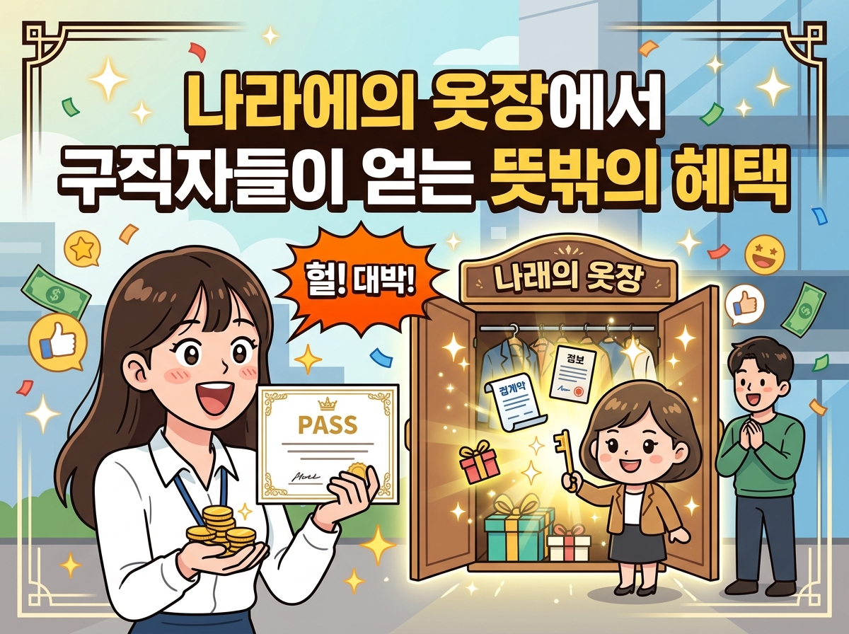 취준생이 나래옷장에서 얻는 의외의 이점