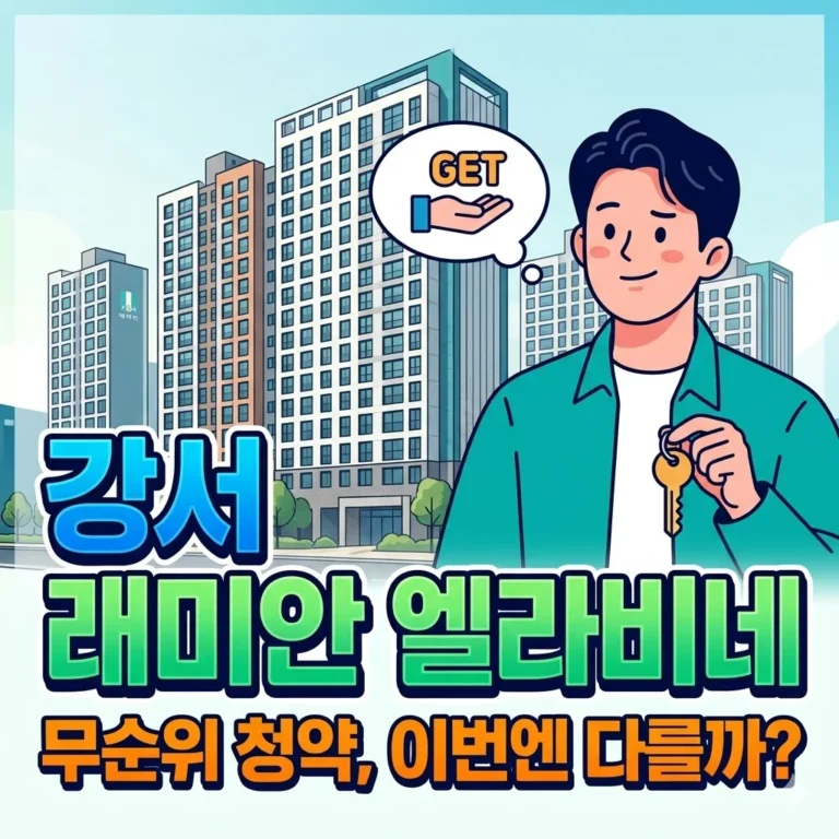강서 래미안 엘라비네 무순위 청약, 이번엔 다를까?