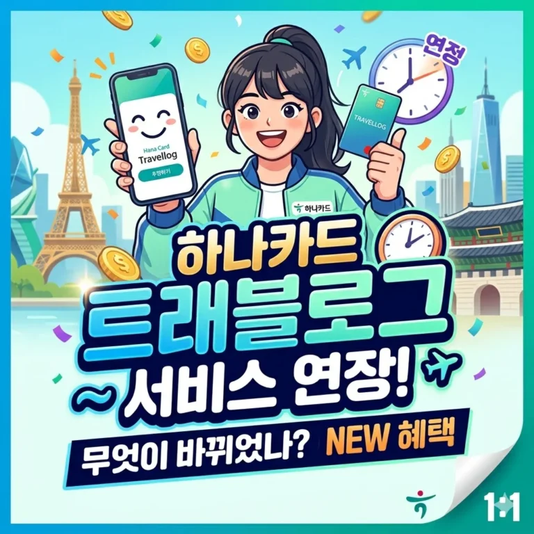 하나카드 트래블로그 서비스 연장, 무엇이 바뀌었나?