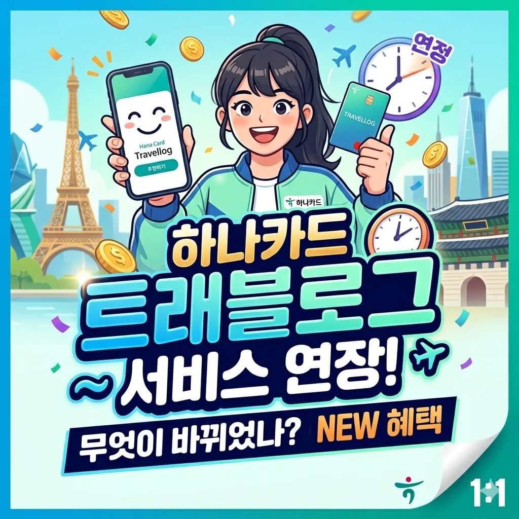 하나카드 트래블로그 서비스 연장, 무엇이 바뀌었나?