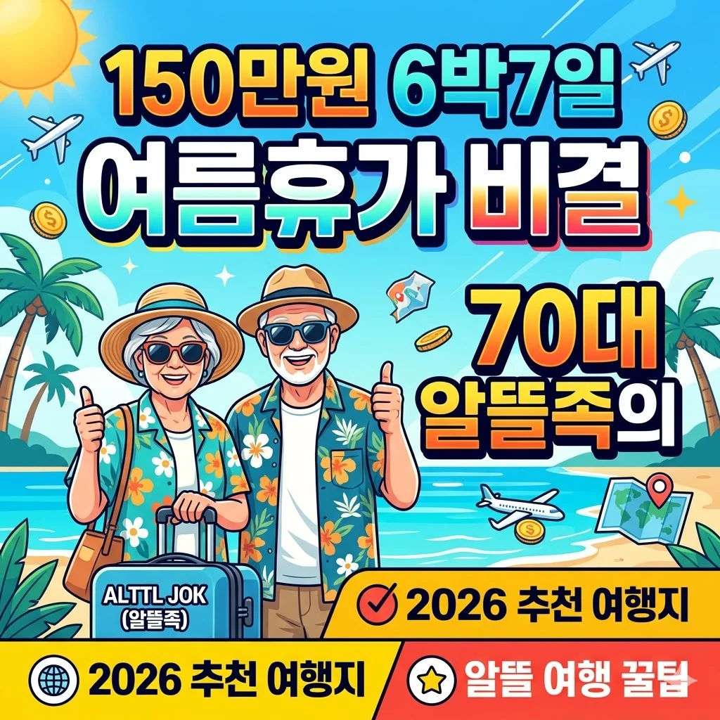 150만원 6박7일 여름휴가, 70대 알뜰족 비결과 2026년 추천 여행지