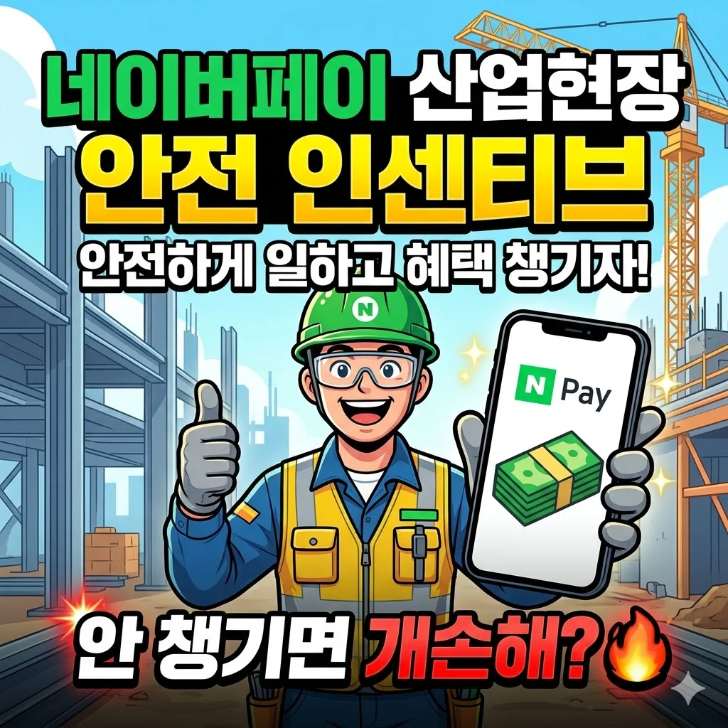네이버페이 산업현장 안전 인센티브, 놓치면 손해일까?