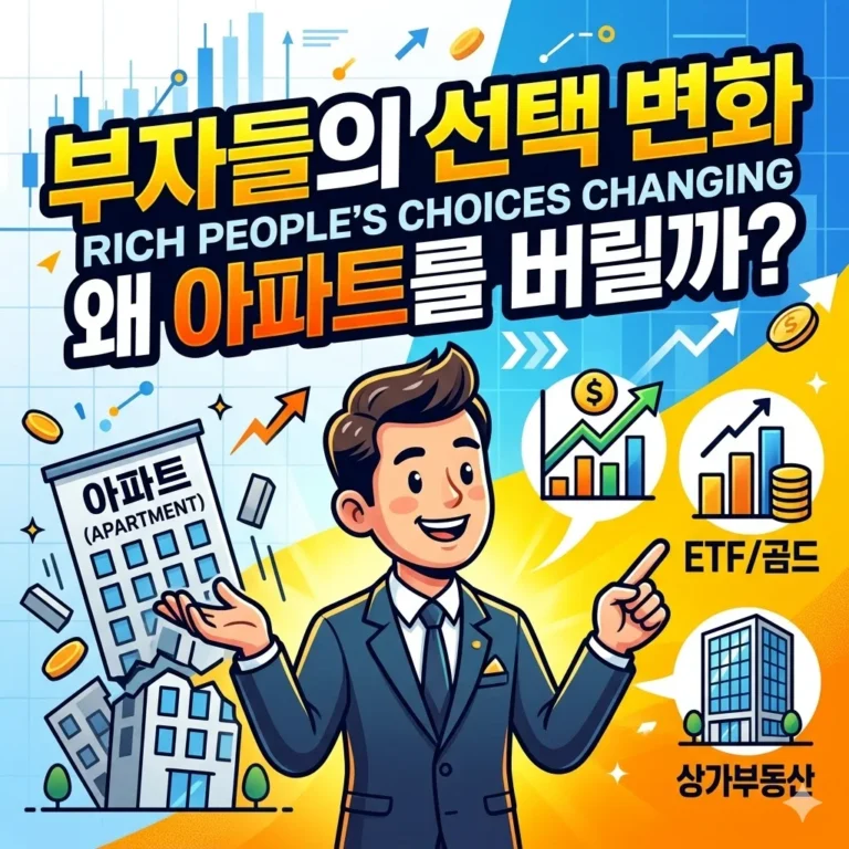 부자들 금융투자 선호 변화, 왜 아파트를 버릴까
