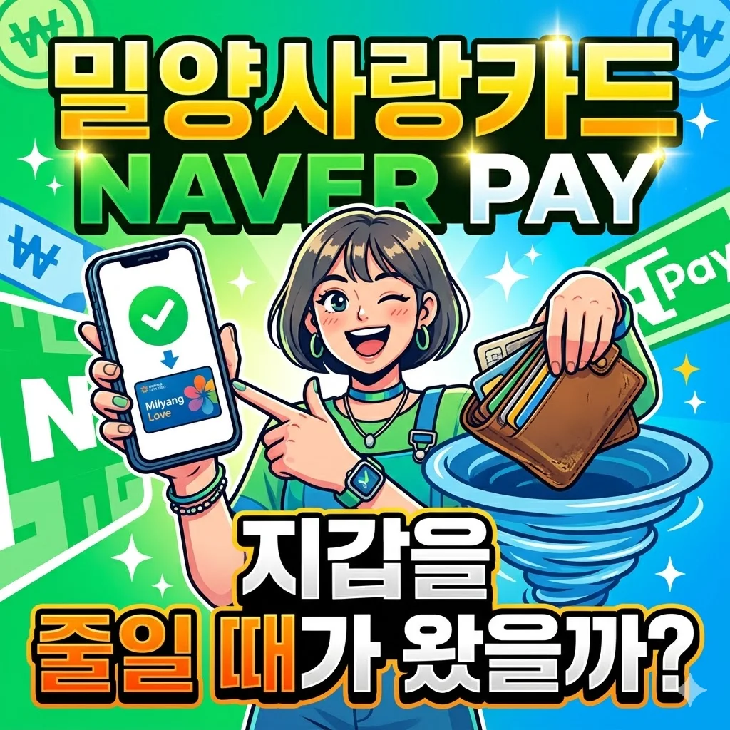밀양사랑카드 네이버페이 도입, 지갑을 줄일 때가 왔을까?