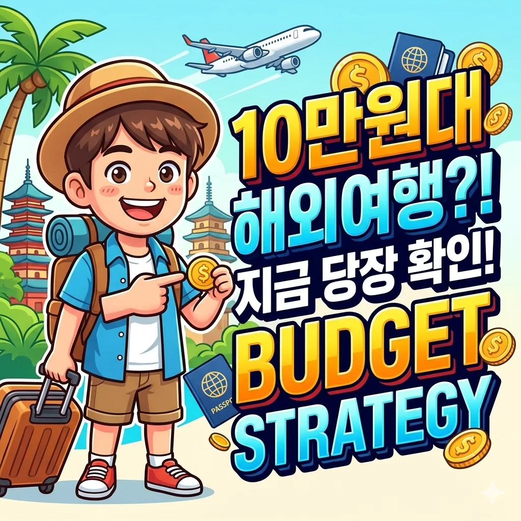 10만원대 해외여행이 막막할 때, 지금 당장 확인해야 할 예산 전략
