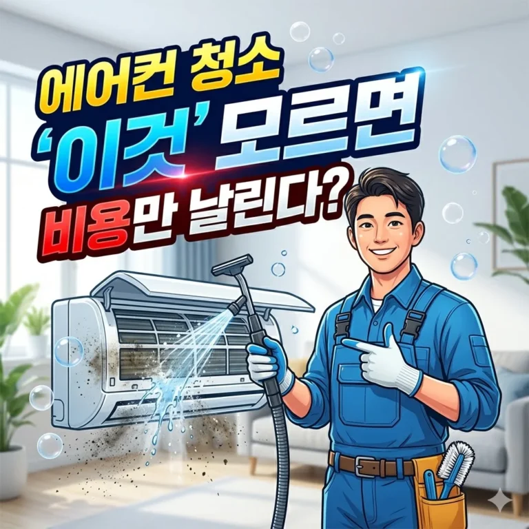 에어컨 청소, '이것' 모르면 비용만 날린다?