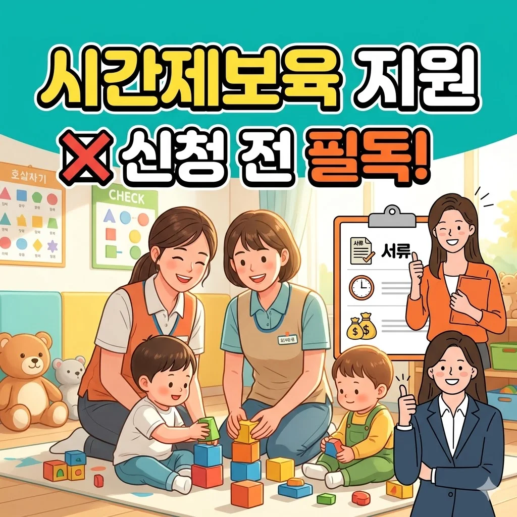 시간제보육 지원, 신청 전 꼭 확인해야 할 것