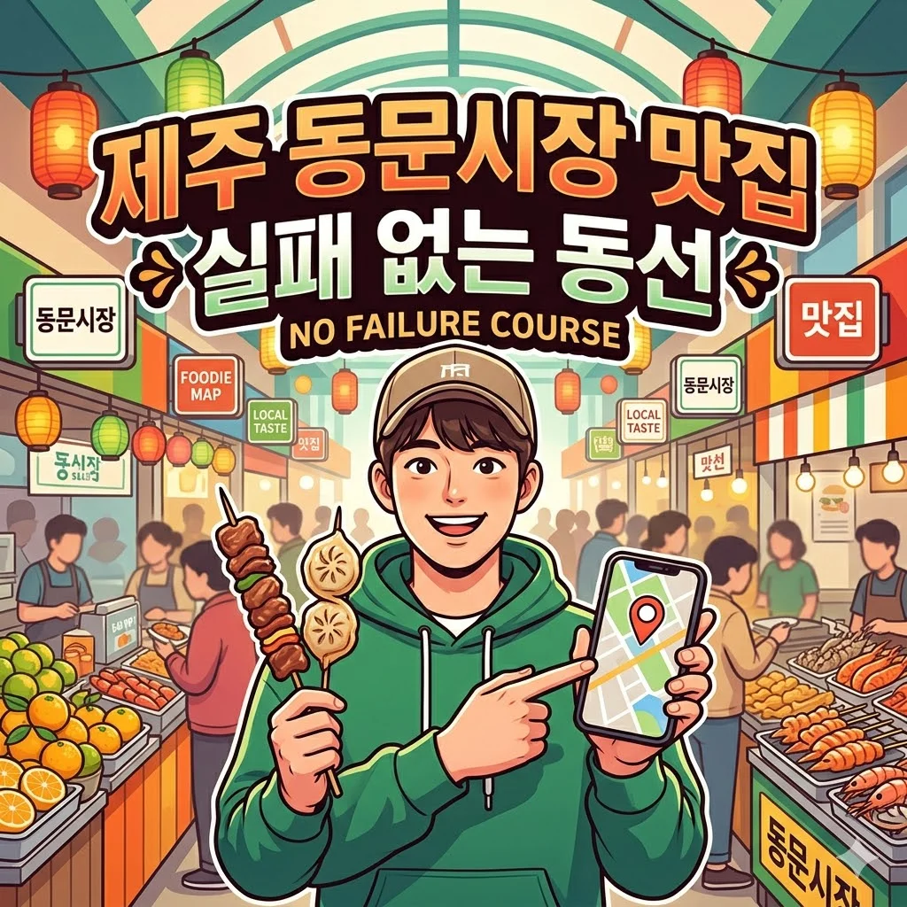 제주 동문시장 맛집, 실패 없는 동선을 짜는 법
