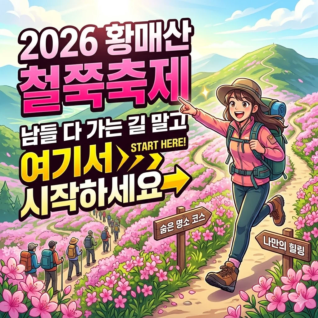 2026 황매산 철쭉축제, 남들 다 가는 길 말고 여기서 시작하세요