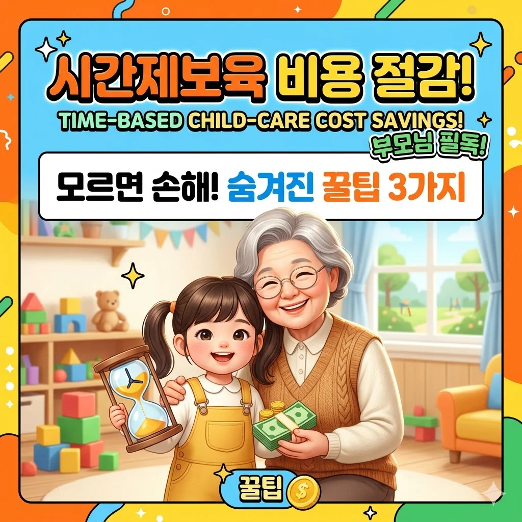 시간제보육 지원, 부모님이 놓치기 쉬운 비용 절감 포인트