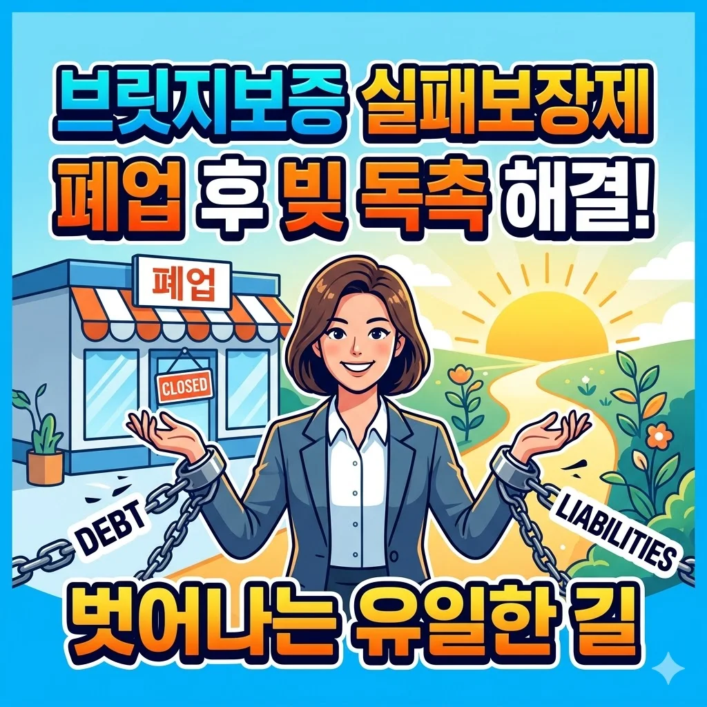 브릿지보증 실패보장제, 폐업 후 빚 독촉에서 벗어나는 유일한 길