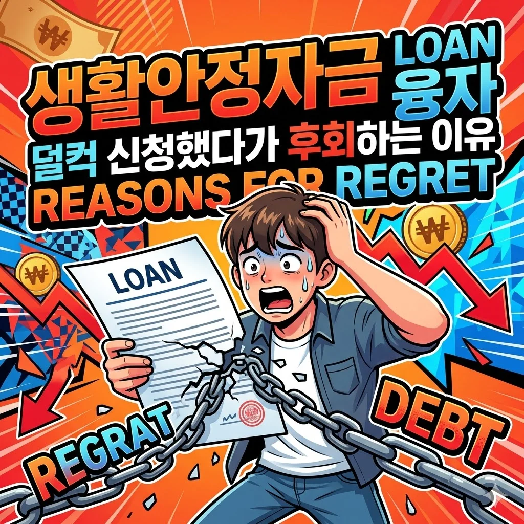 생활안정자금 융자, 덜컥 신청했다가 후회하는 이유