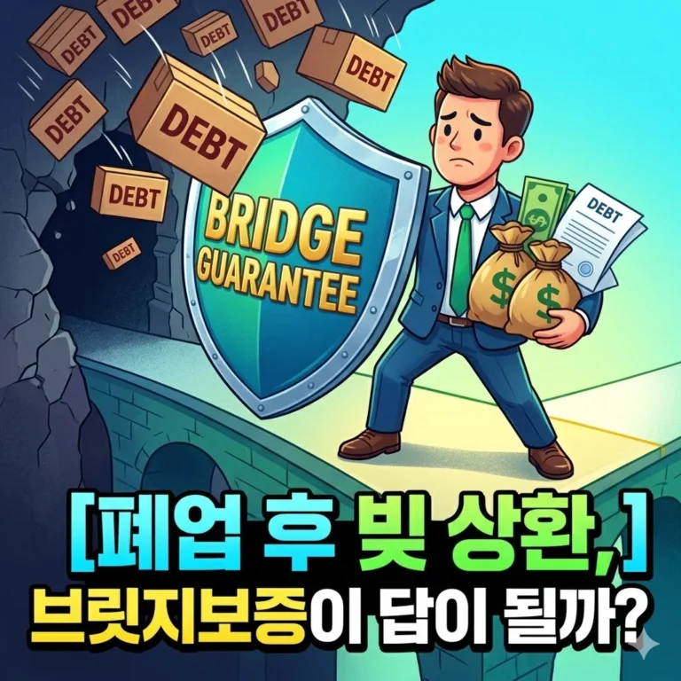폐업 후 빚 상환, 브릿지보증이 답이 될까?